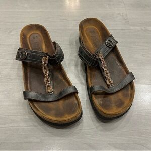 Naot Malibu Sandals Women 42 US 11 Leather Strappy Open Toe Comfort Shoes